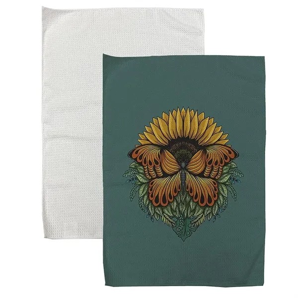 LIBERTY BAGS Sublimation Waffle Weave Golf Towel for
