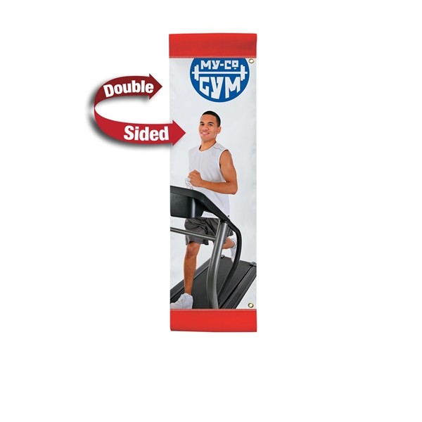 24" x 72" Vinyl Boulevard Banner Double-Sided for