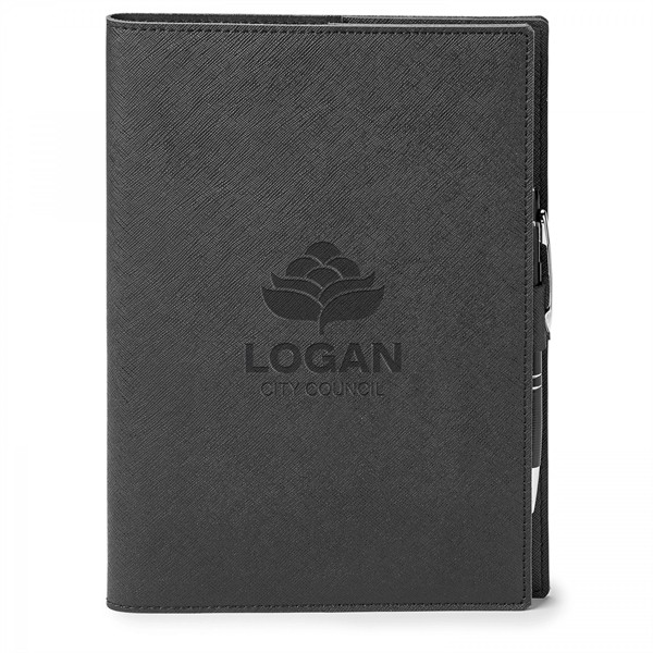 Toscano Genuine Leather Refillable Journal Combo for