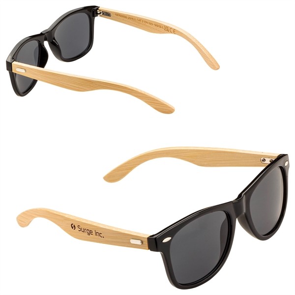 Bamboo Recycled Polycarbonate UV400 Sunglasses for