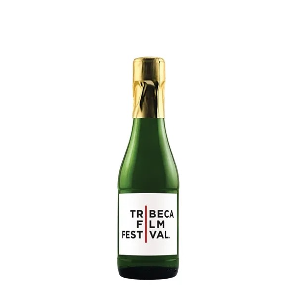 Mini CA Champagne Sparkling Wine Bottle w/ Full Color Label for