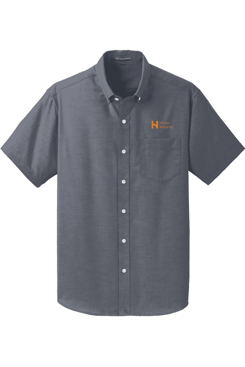 Port Authority Short Sleeve SuperPro Oxford Shirt for