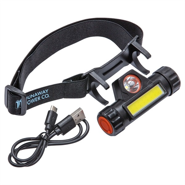 Best Buddy Tools® Nightline COB  LED Rechargeable Headlamp for