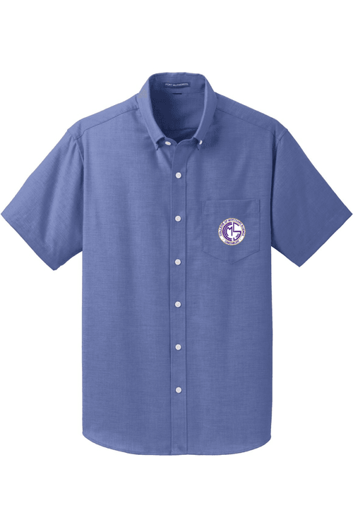Port Authority Short Sleeve SuperPro Oxford Shirt for