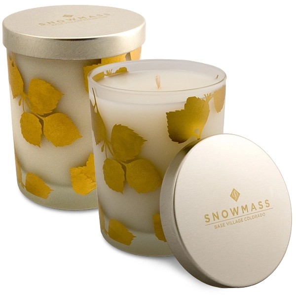 14 oz. Frosted Luxury Candle with Gift Box for