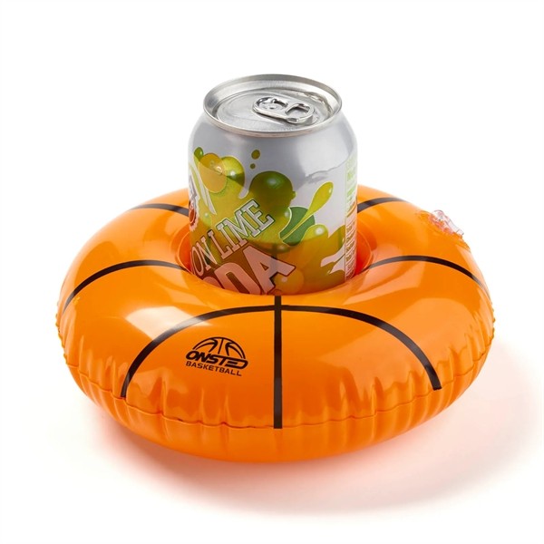 Inflatable Basketball Floating Coaster for