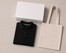 White Box / Black Polo / Natural Tote Bag