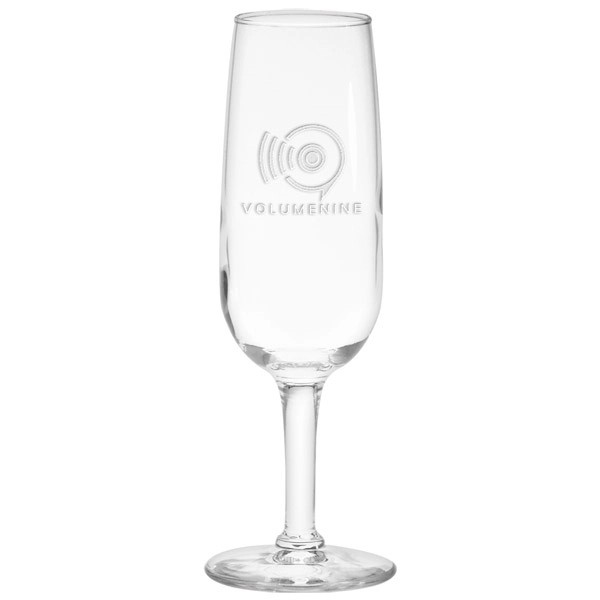 6.5 oz. Champagne Flute - Deep Etched for