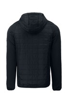 Cutter & Buck Rainier Recycled Insulated Hybrid Puffer Mens Full Zip Jacket