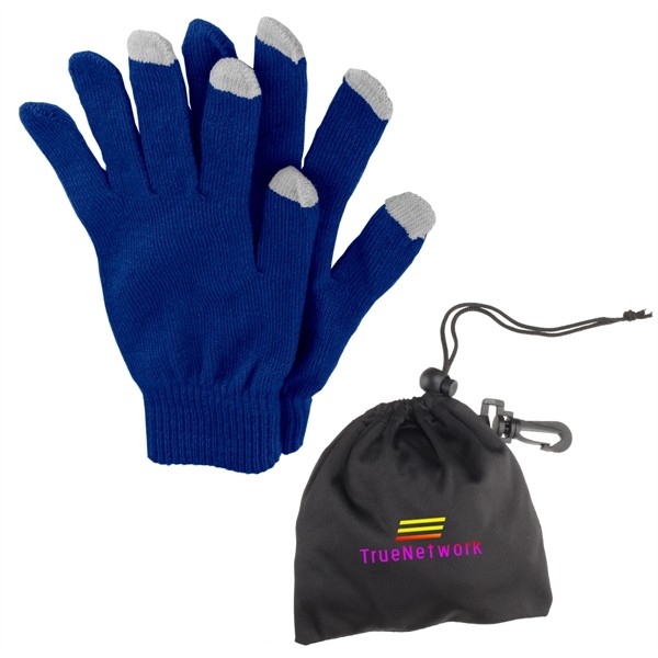 Touch Screen Gloves In Pouch for