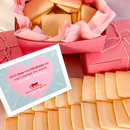 Small Classic Shortbread Cookie Box (20) for