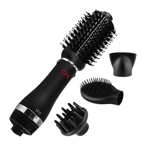 Volumizer 4 in 1 Blowout Brush - (Black) for
