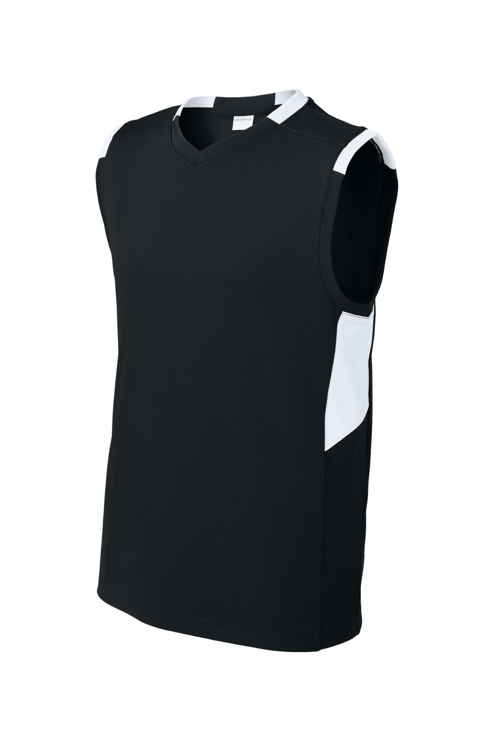 Sport-Tek Youth Club Sleeveless V-Neck for