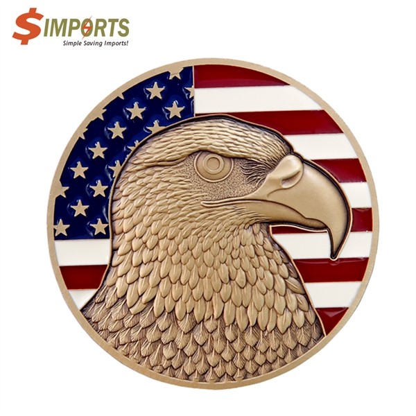 Soft Enamel Brass Coin (Simports) for
