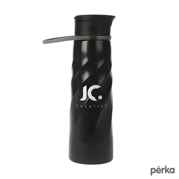 Perka® Tristan 34 oz./1L Single Wall Stainless Steel Sport bottle  for