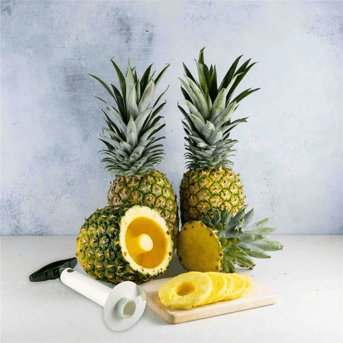 Gold Pineapples (2) with Corer for