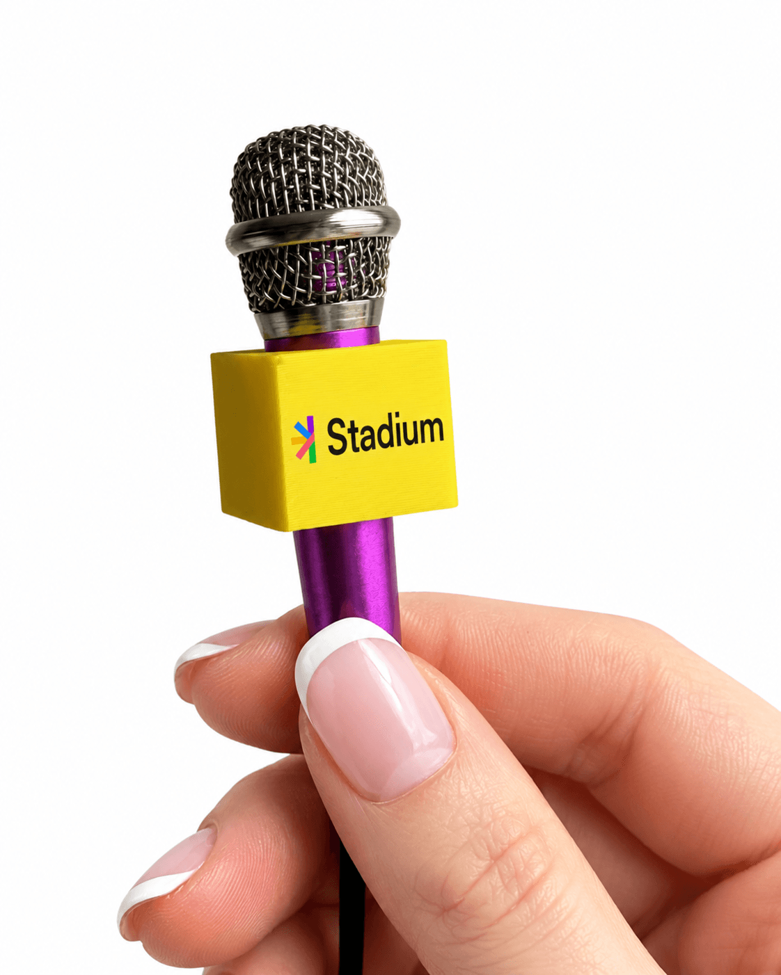 Mini Mic Flag w/ Matching Mini Mic for