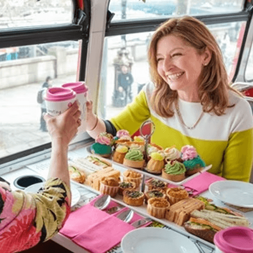 B Bakery Afternoon Tea on a London Bus for Two for