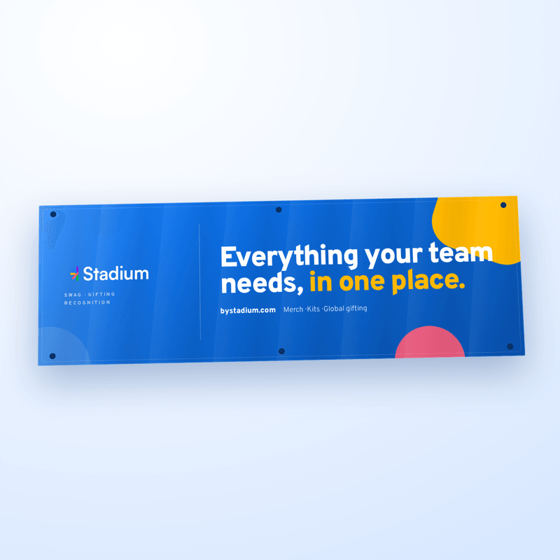 Outdoor Banner 3x1m for