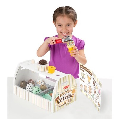 Scoop & Serve Ice Cream Counter for