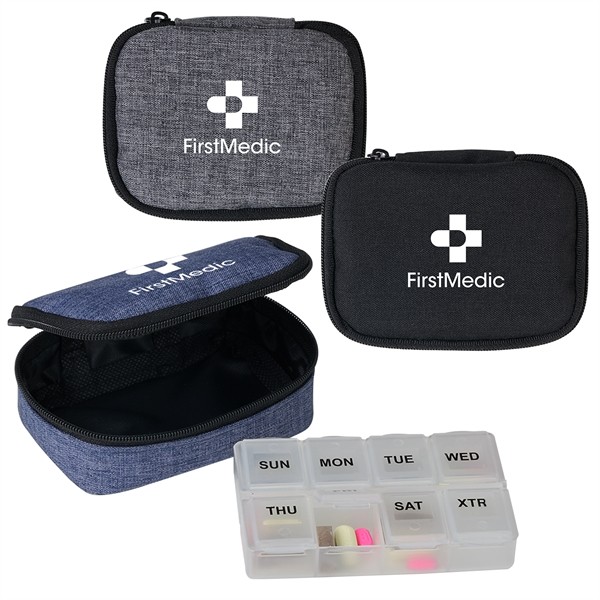 Travel Pill Organizer for
