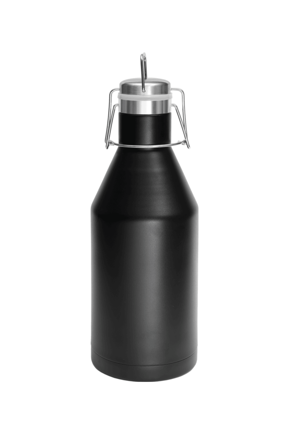 64 oz Stainless Steel Insulated Growler with Swing-Top Lid for