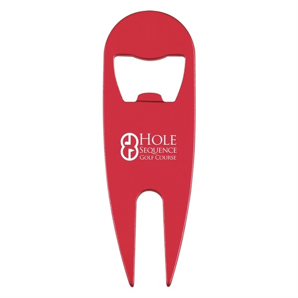 Divot Tool With Bottle Opener for