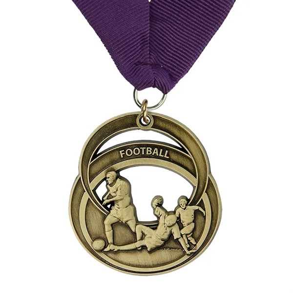 Zinc Alloy Made Plating Medal for