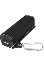 Leatherette 2200 mAh Power Bank with USB-C Cord