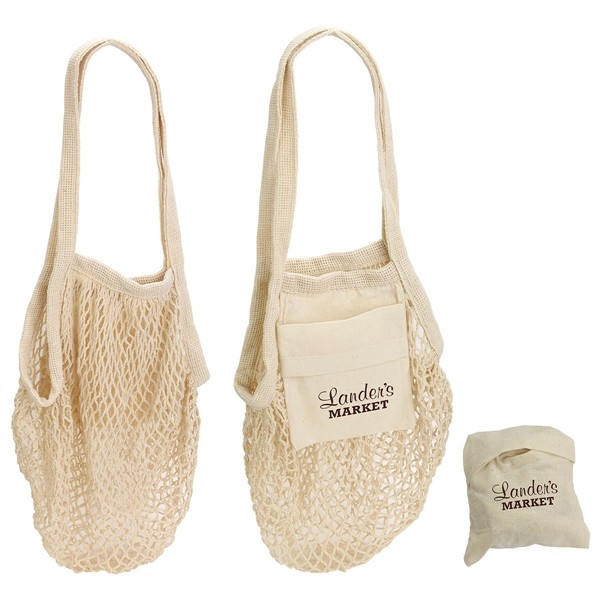 Sonnet Collapsible Cotton Mesh Tote for