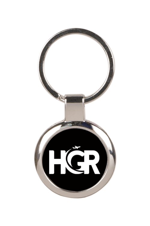 2 1/2" Laserable Round Keychain for
