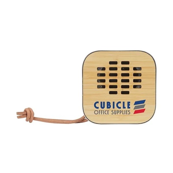Asher 3W Recycled Aluminum / Bamboo Wireless Speaker for