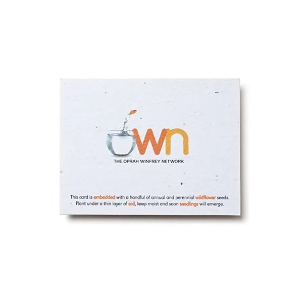 Seed Paper A5 Postcard - 1 Side Imprint for