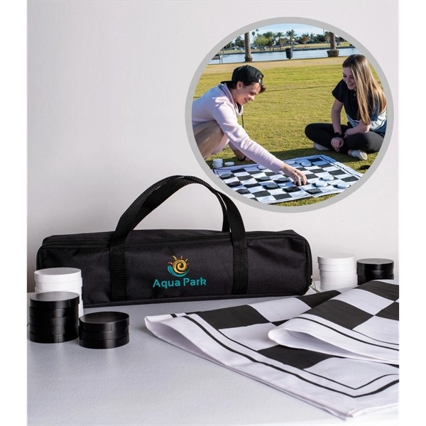 Giant Checkers Game Set for