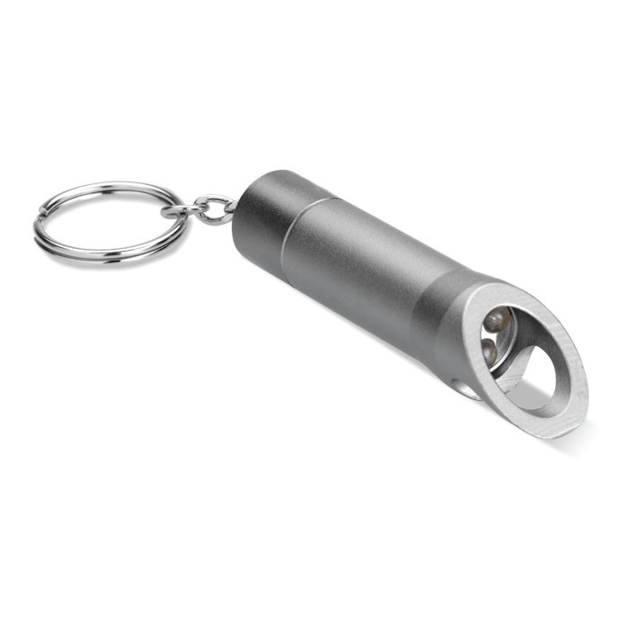 Torch & Bottle Opener Keyring for