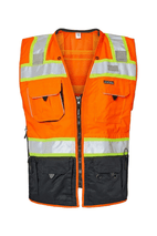 Kishigo Unisex Premium Black Series® Surveyors Vest