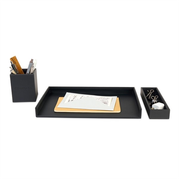 Easton 3 Piece Desktop Organizer Set for