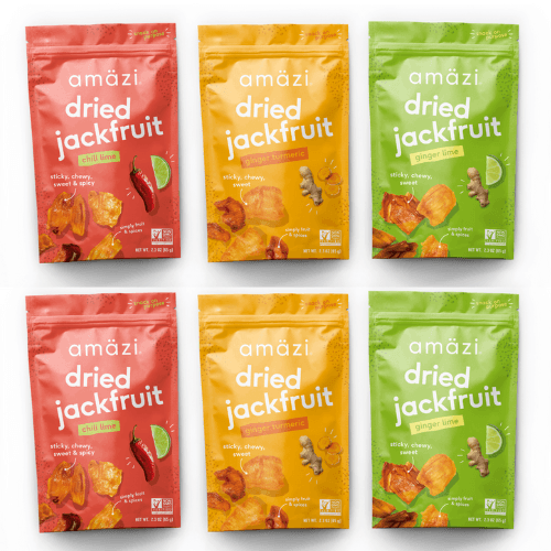 Jackfruit Chews Variety Pack 2.3 oz (6 Pack)  for
