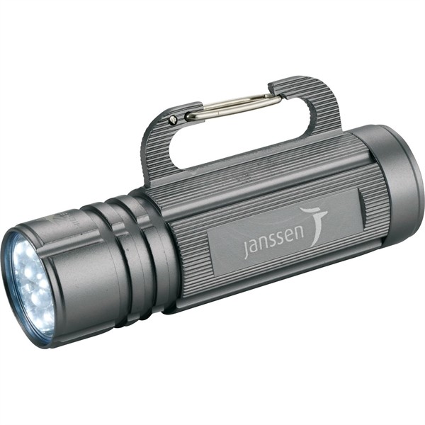 High Sierra® Carabiner Hook Flashlight for