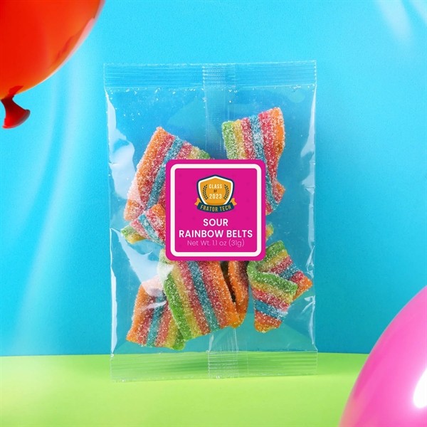 Taster Packet Sour Rainbow Belts for