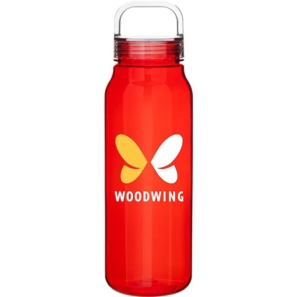 38 oz h2go Glint Single Wall Plastic Bottle with Handle for