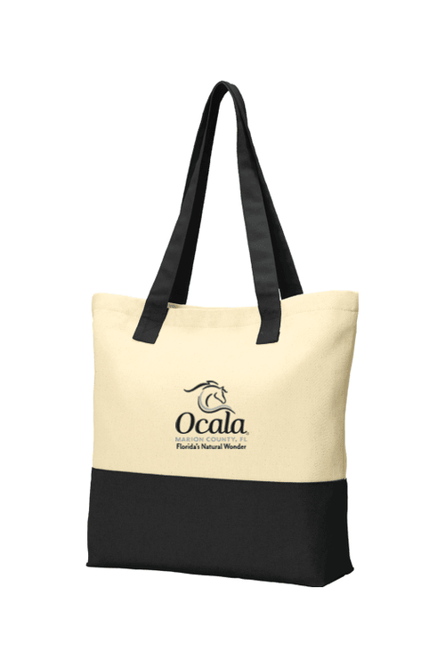 Port Authority Colorblock Cotton Tote for