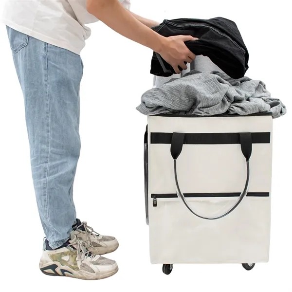 Reusable Grocery Bag On Wheels for