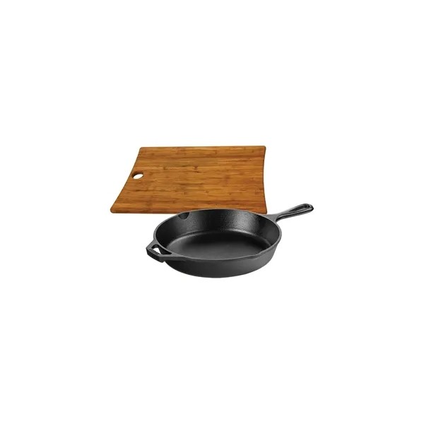 Lodge® 10.25" Cast Iron / Woodland Board Gift Set for
