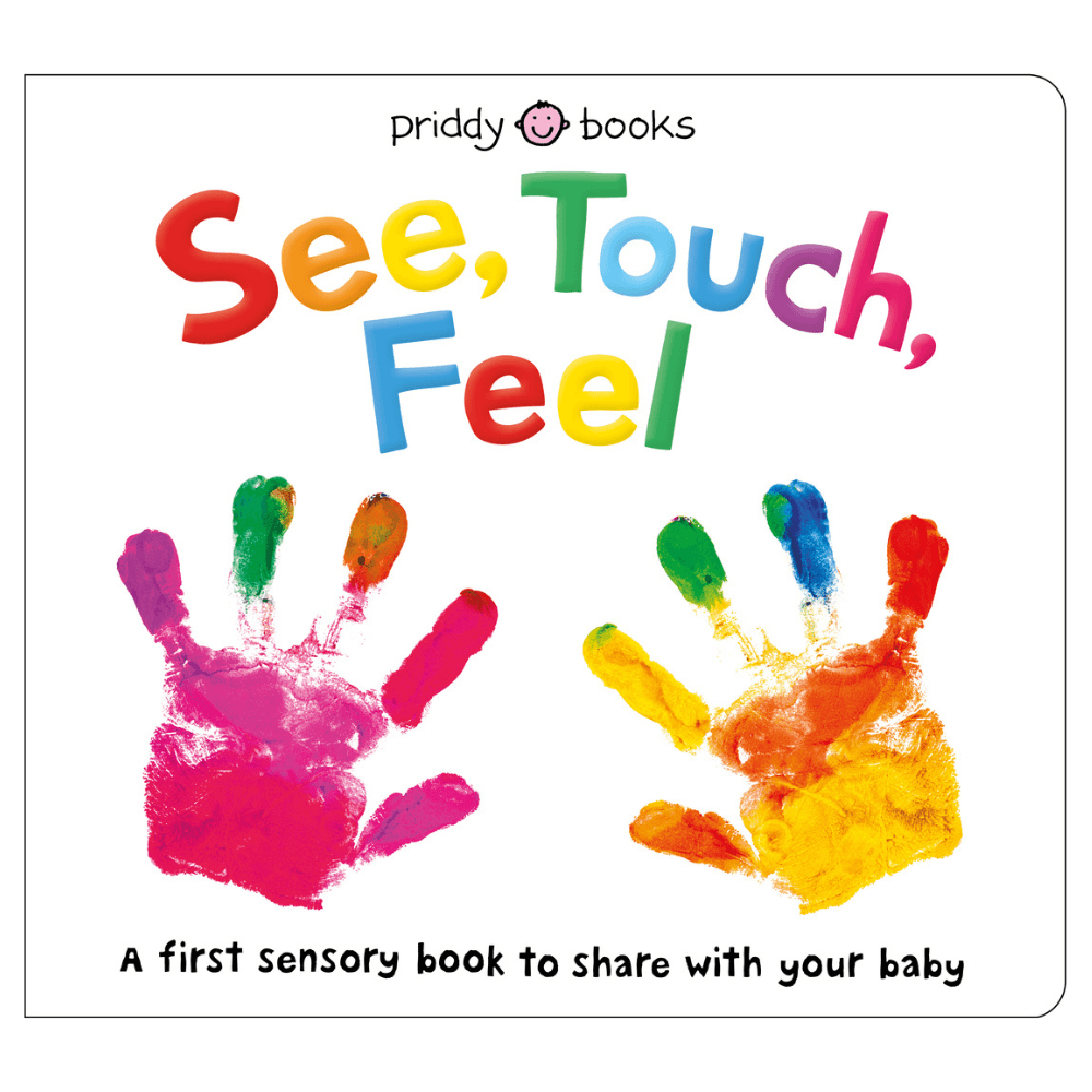 See Touch Feel English original picture book tactile vision Book for