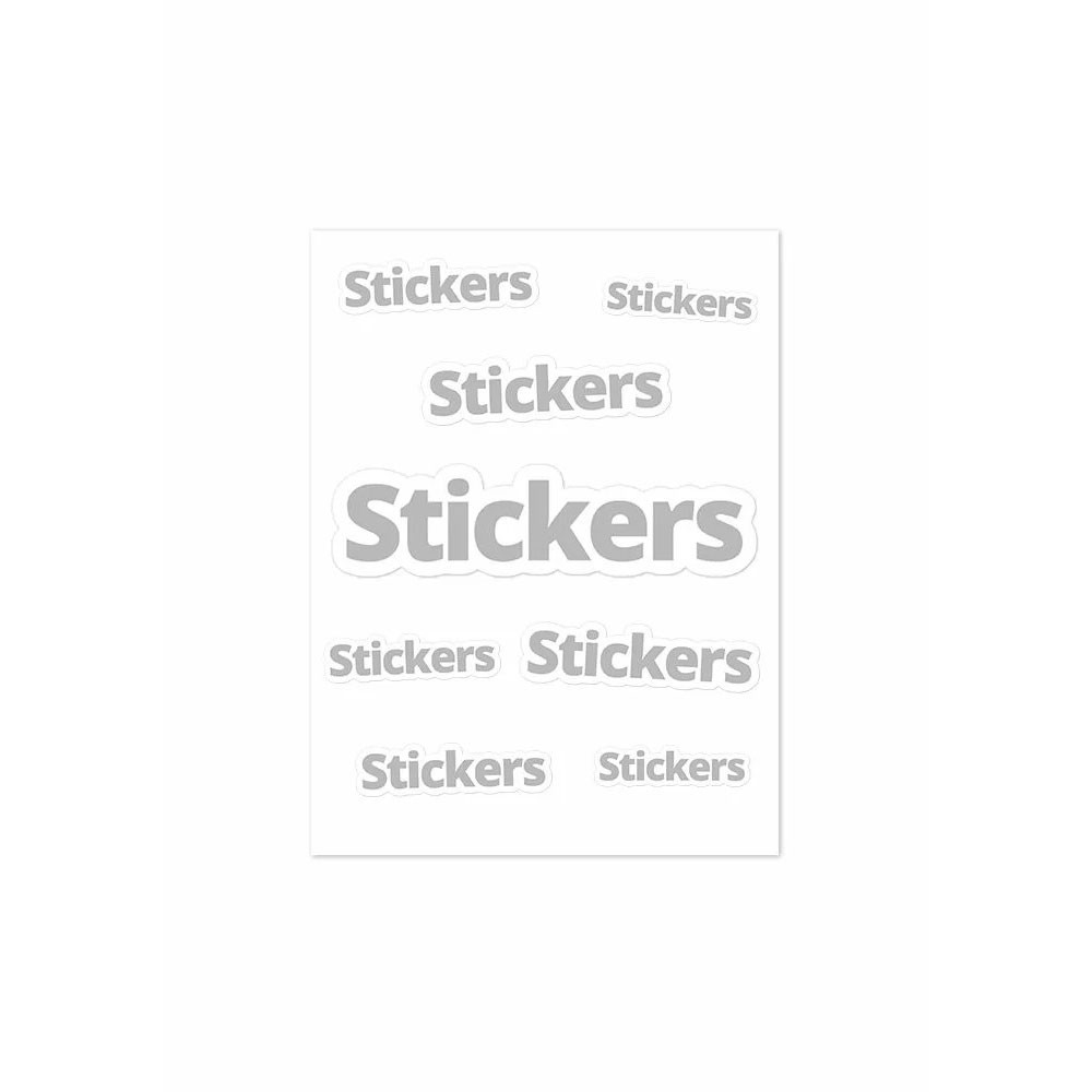 Cut Sticker Sheet for