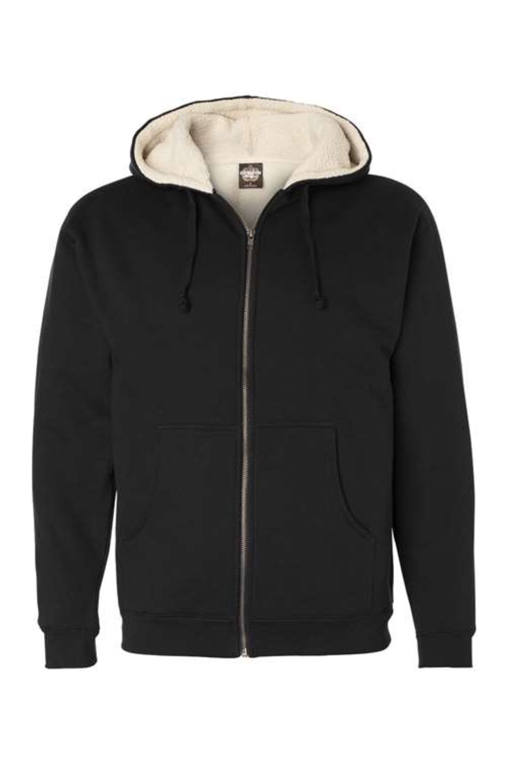Independent Trading Co. Sherpa-Lined Full-Zip Hooded Sweatshirt for