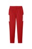 Deep Red/ White