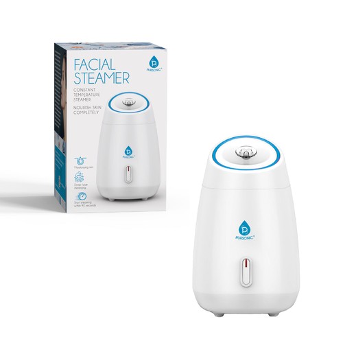 Pursonic Facial Steamer Hot Mist Moisturizing Spa for
