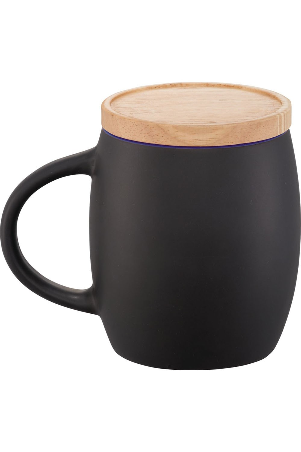 Hearth Ceramic Mug with Wood Lid/Coaster 15oz for